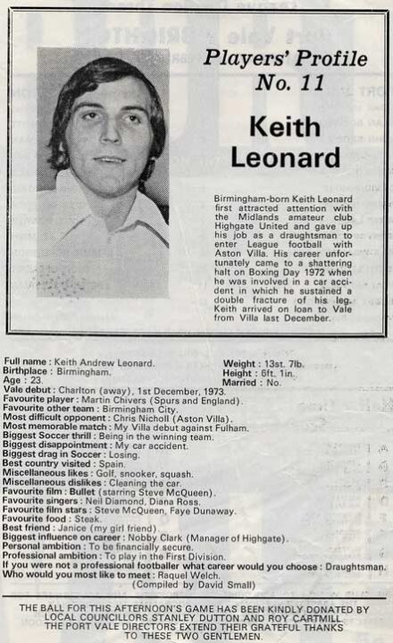 Keith Leonard interview