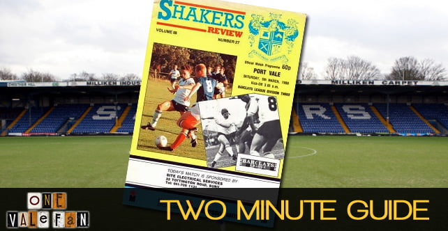 Two minute guide to: Bury v Port Vale