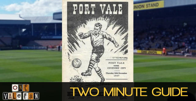 Two minute guide to: Port Vale v Coventry City