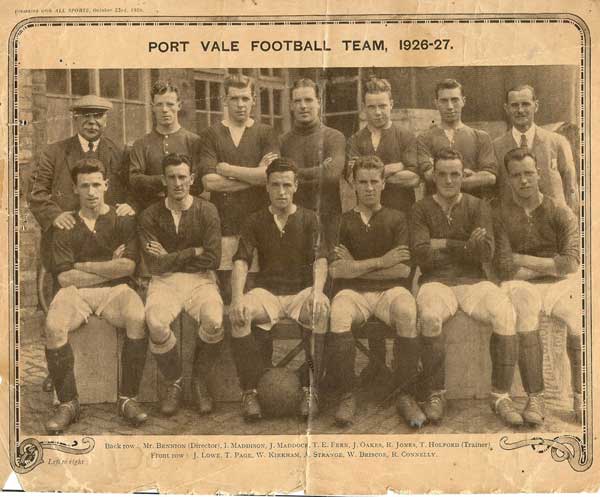 Port Vale 1926-27 team