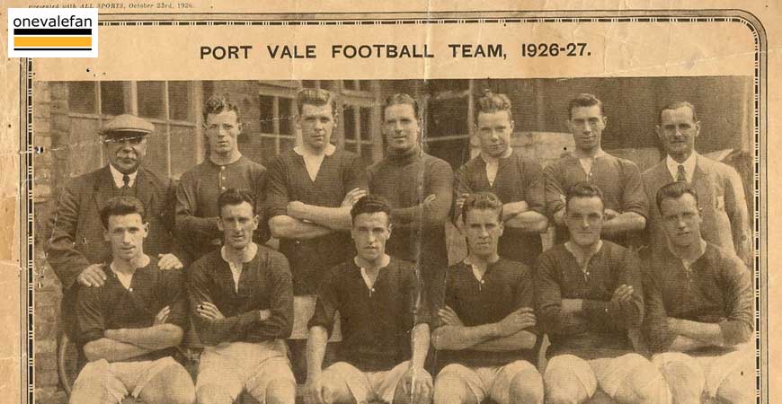 Vale’s amazing 1926 run – 8 games, 7 wins, 23 goals for, 4 goals against