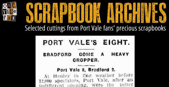 Match reports from Port Vale’s most successful season ever…