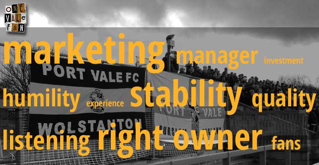 A nine point long-term plan to turn Port Vale’s fortunes around