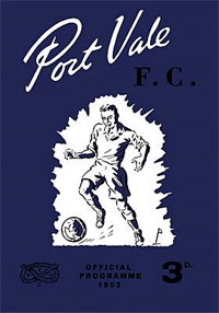 1953 Port Vale matchday programme cover