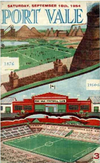 1953 Port Vale matchday programme