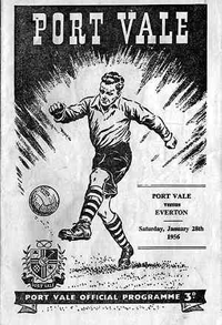 1958 Port Vale matchday programme