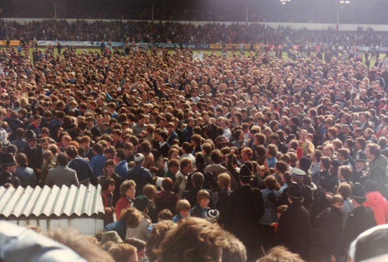 Celebrations at the Northampton home game