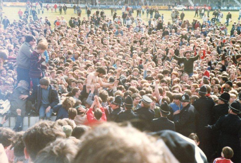 Port Vale play Northampton in their final game of the 1982-83 promotion season