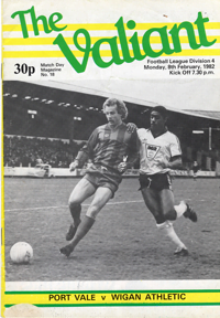 1981 Port Vale programme
