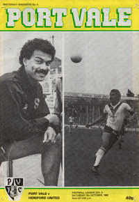 1982 Port Vale programme