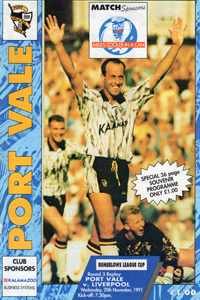 1991 Port Vale programme