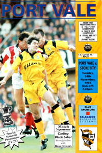 1992 Port Vale programme