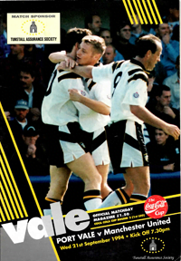 1994 Port Vale programme