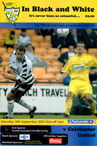 2002 Port Vale programme