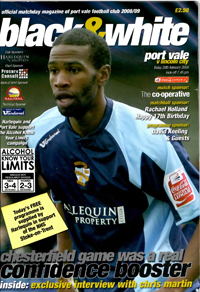 2008 Port Vale programme