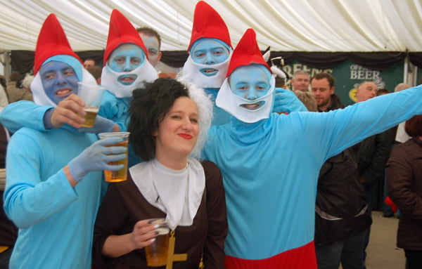 Fans in fancy dress - Wycombe Wanderers v Port Vale, 2013