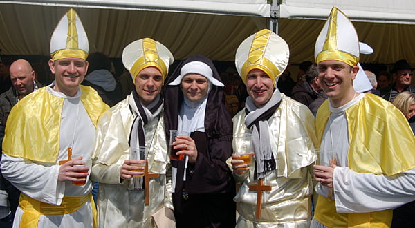 Fans in fancy dress - Wycombe Wanderers v Port Vale, 2013