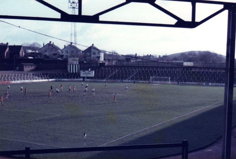 The Hamil Road terraces, Vale Park stadium