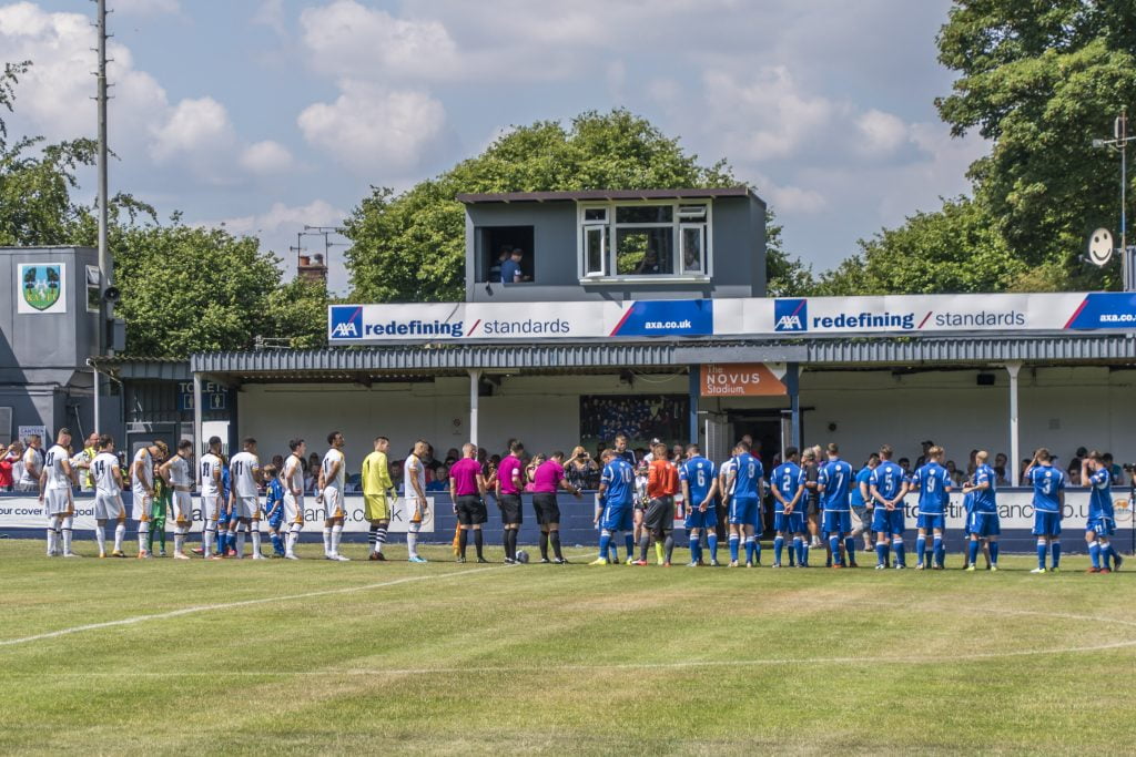 July 18 078 Vale v Kidsgrove - team line-ups
