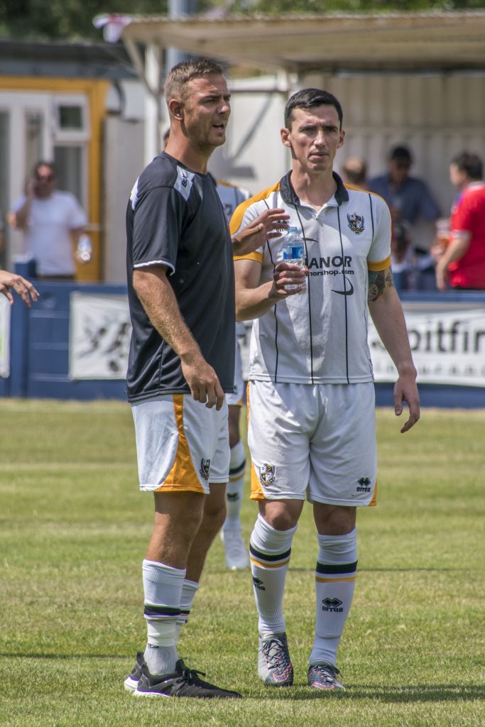 July 18 005 Vale v Kidsgrove - Tom Pope and Louis Dodds
