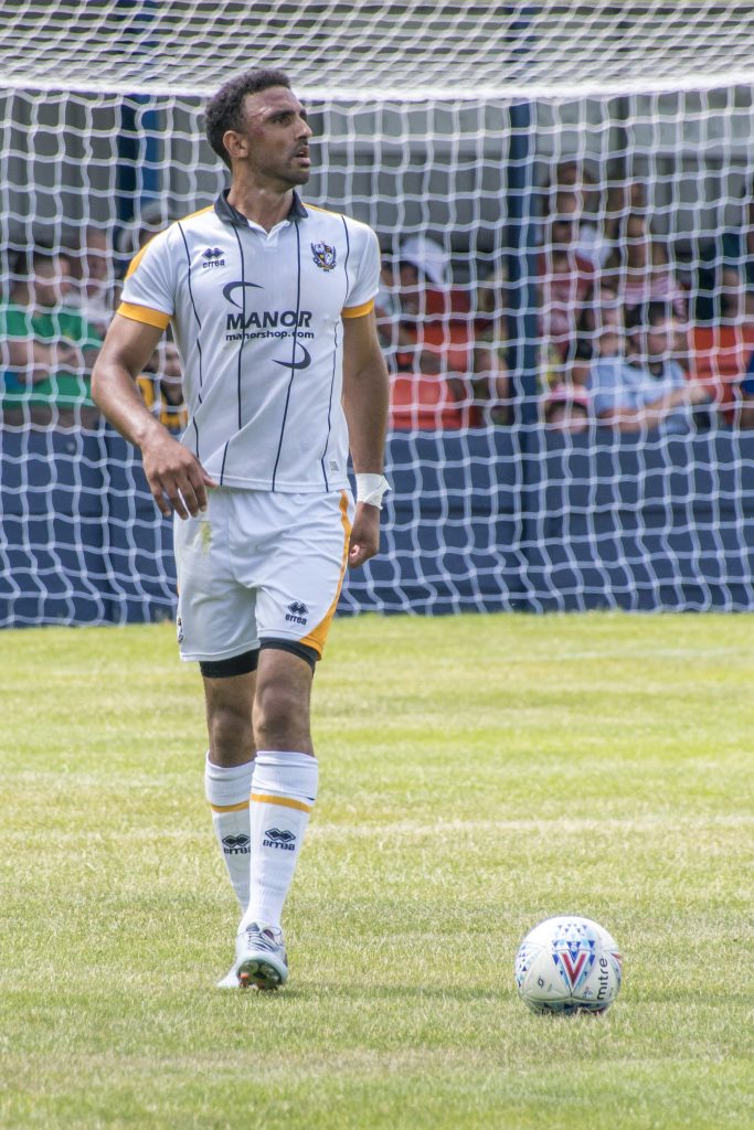 Leon Legge in action for Port Vale v Kidsgrove