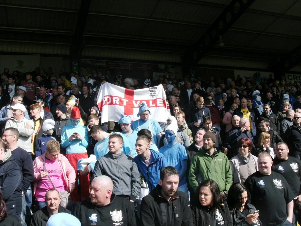 Fans celebrate promotion - Wycombe Wanderers v Port Vale, 2013