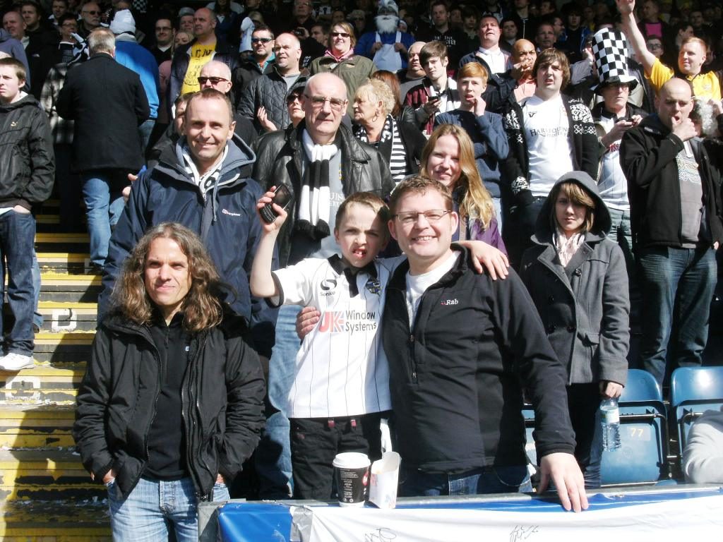 Fans celebrate promotion - Wycombe Wanderers v Port Vale, 2013
