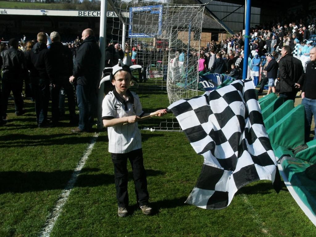 Fans celebrate promotion - Wycombe Wanderers v Port Vale, 2013