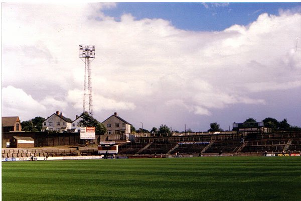 The Hamil Road terraces, Vale Park stadium