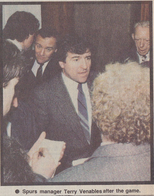 Port Vale v Spurs newspaper clipping
