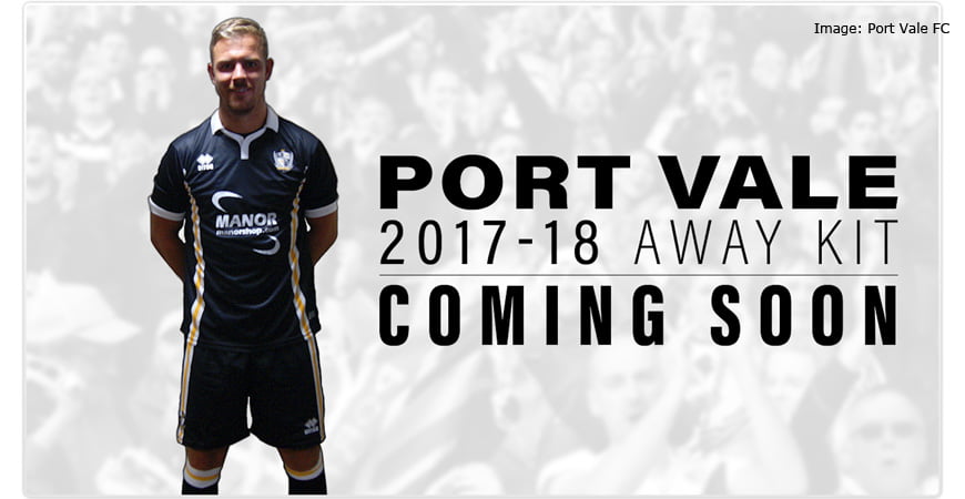 Port Vale unveil new black away kit