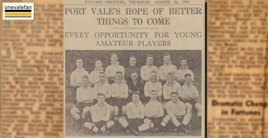 Clippings: Port Vale photos from the 1938-39 season…