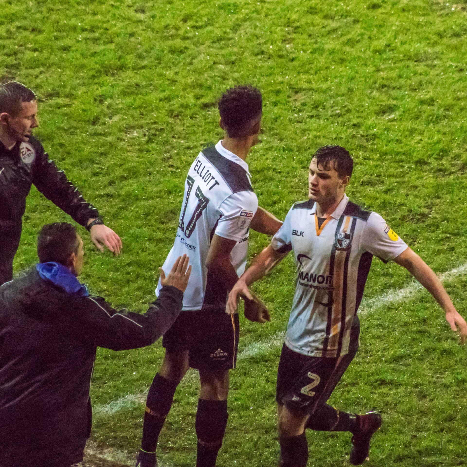 Striker Danny Elliott replaces James Gibbons