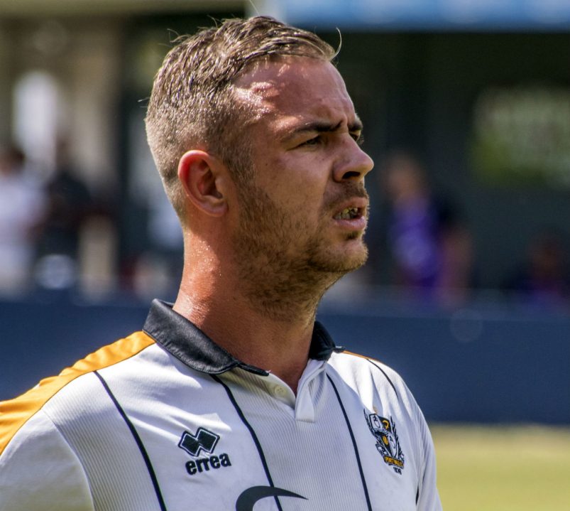 Port Vale striker Tom Pope
