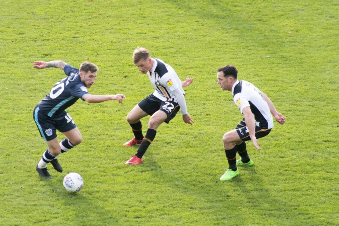 Vale v Bury Oct 18 020 - Tom Conlon and Luke Joyce