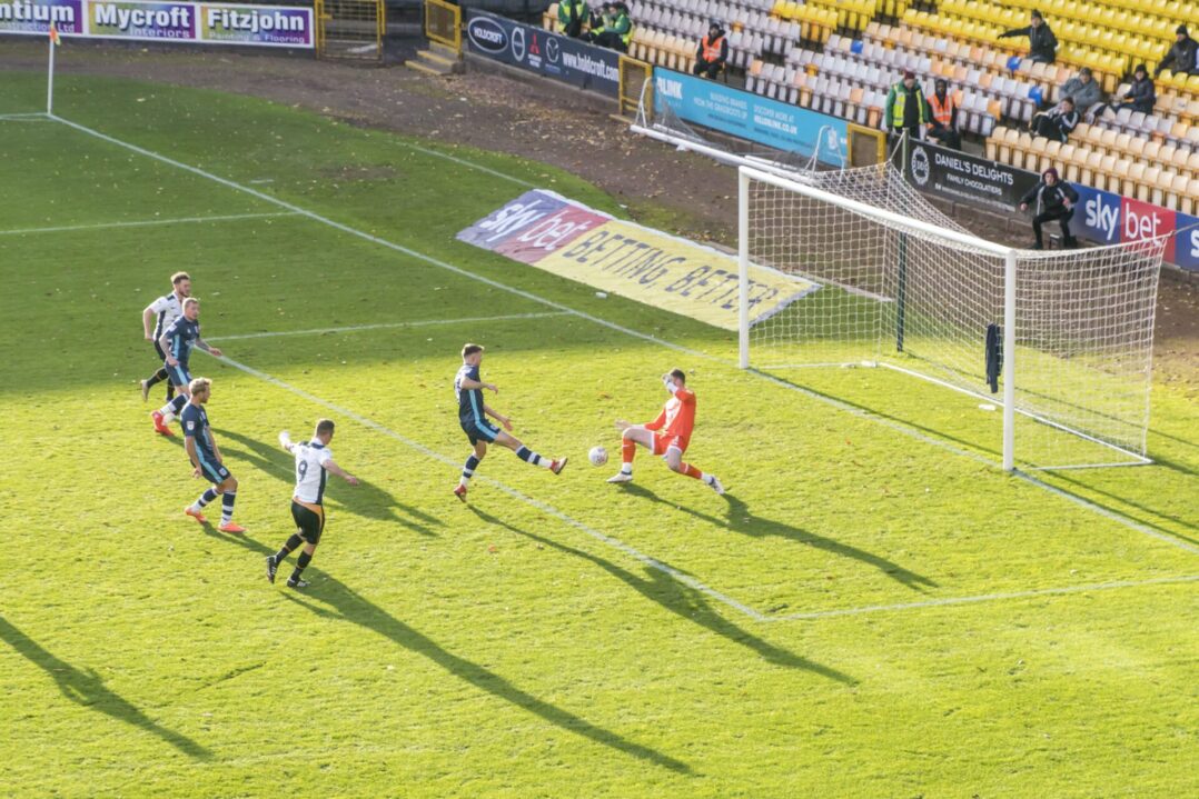 Vale v Bury Oct 18 032 - Tom Pope scores