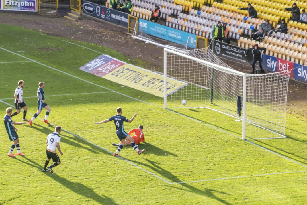 Vale v Bury Oct 18 032 - Tom Pope scores