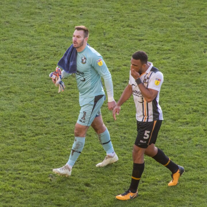 Vale v Bury Oct 18 061 - Scott Brown and Leon Legge