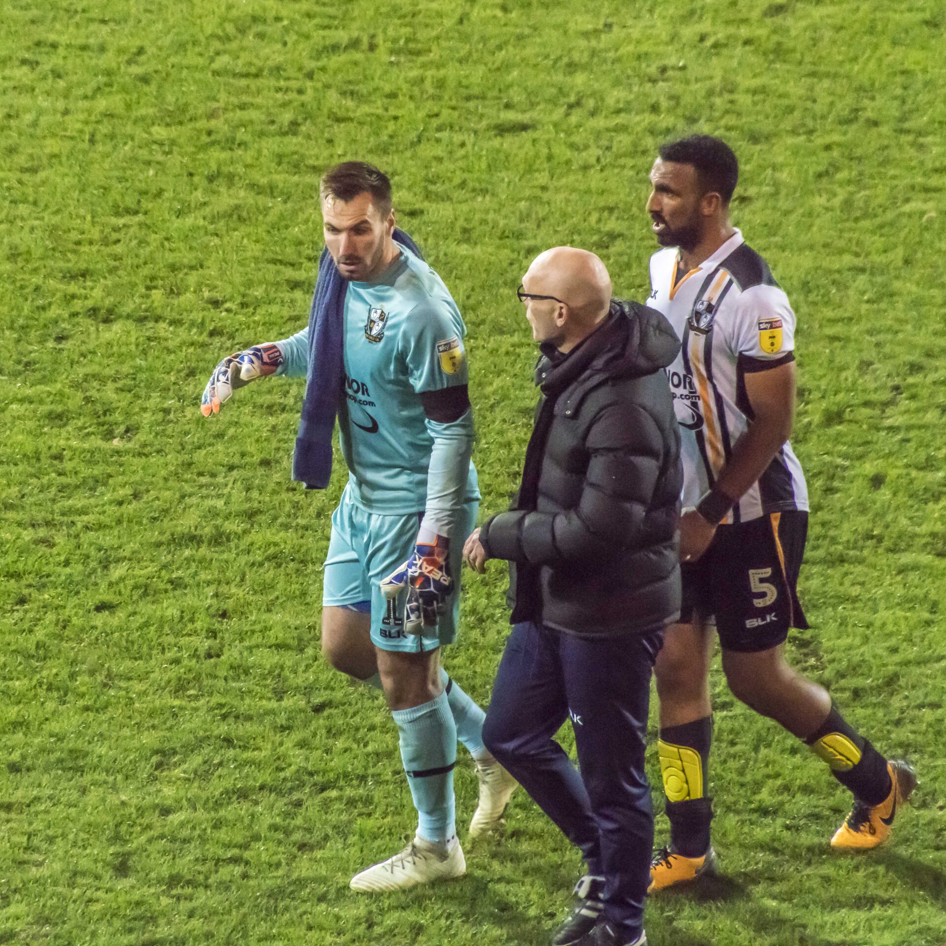 Scott Brown, Neil Aspin and Leon Legge