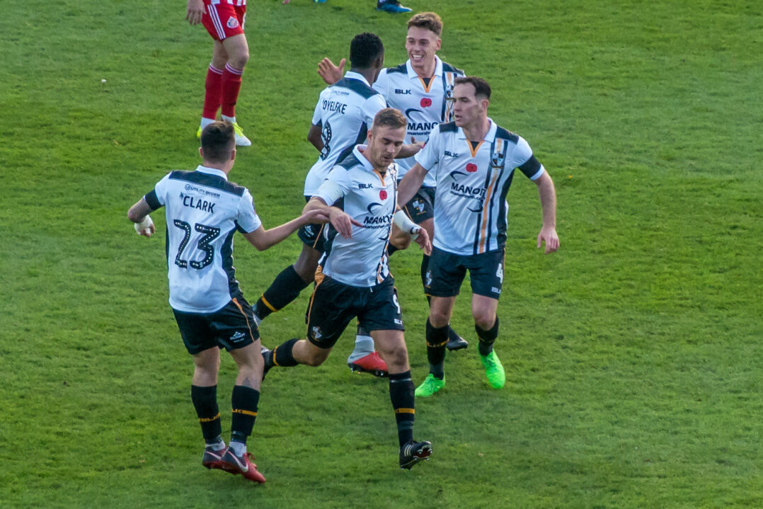 Tom Pope scored Vale's goal