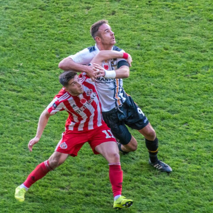 Tom Pope was a handful all game