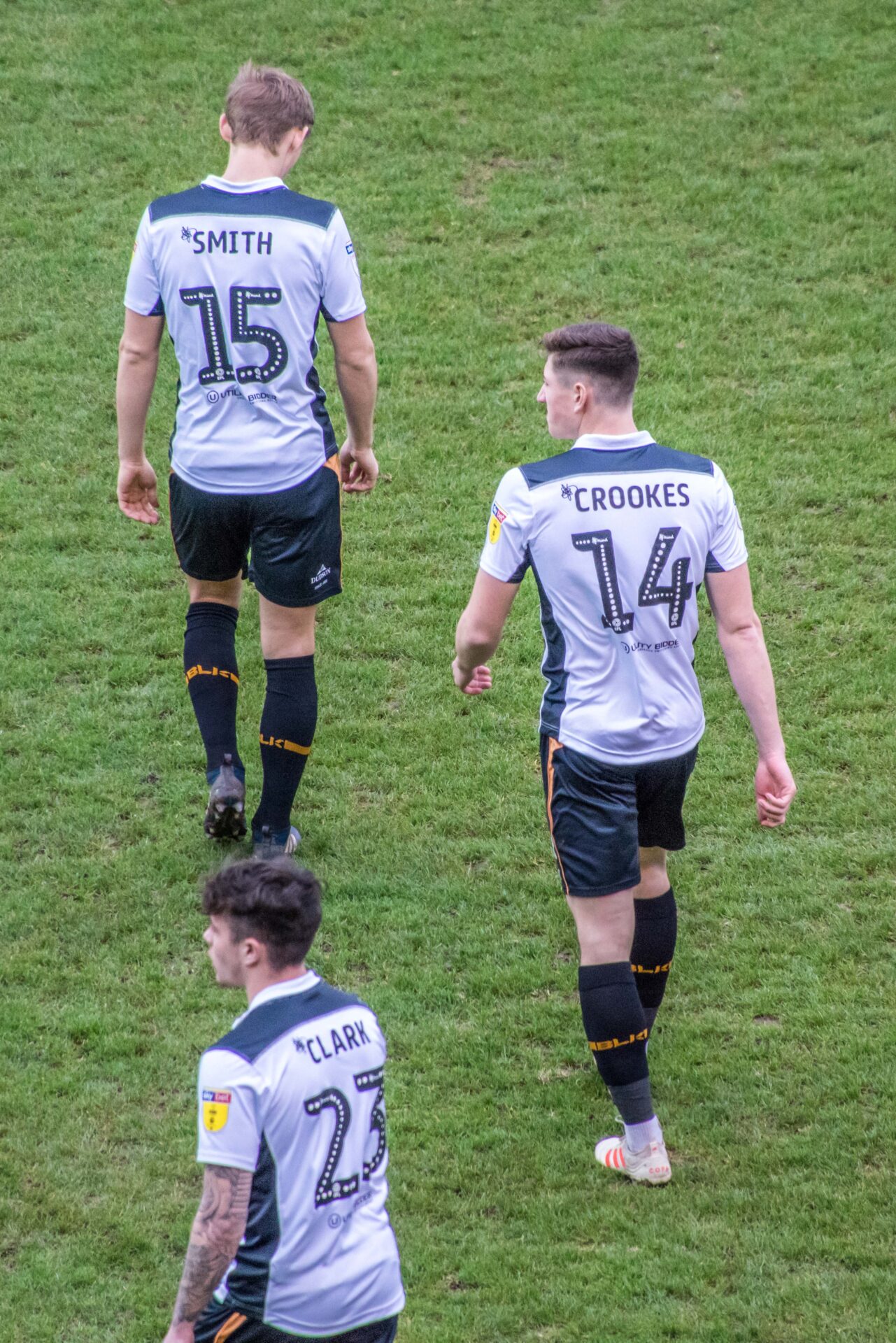 Recent signing Adam Crookes was in the defence