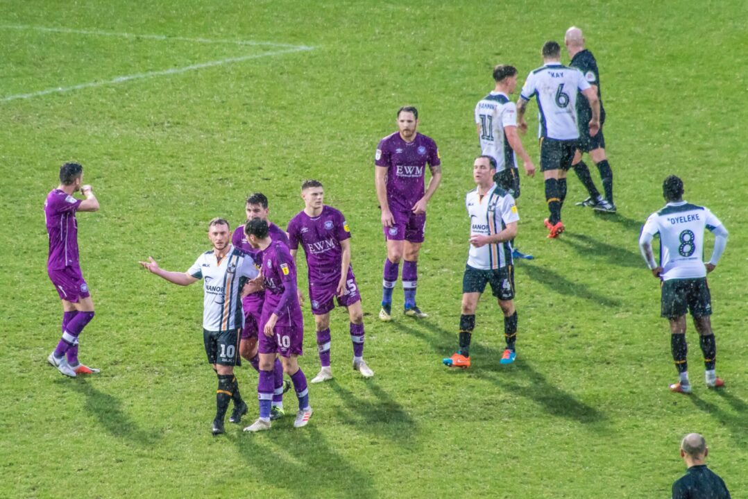 Tempers flare as Ricky Miller is sent off