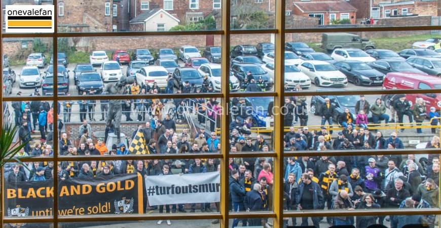 War of words breaks out over Port Vale protests