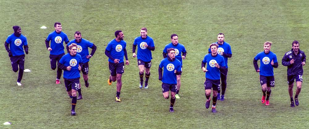 Port Vale players show solidarity with Leicester City after the shock death of their owner ahead of their clash with Notts County.
