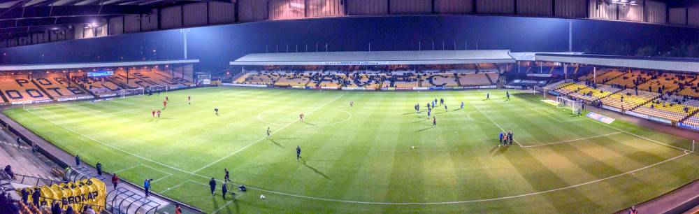 A sweeping view of the Vale Park stadium ahead of the home game with Milton Keynes.