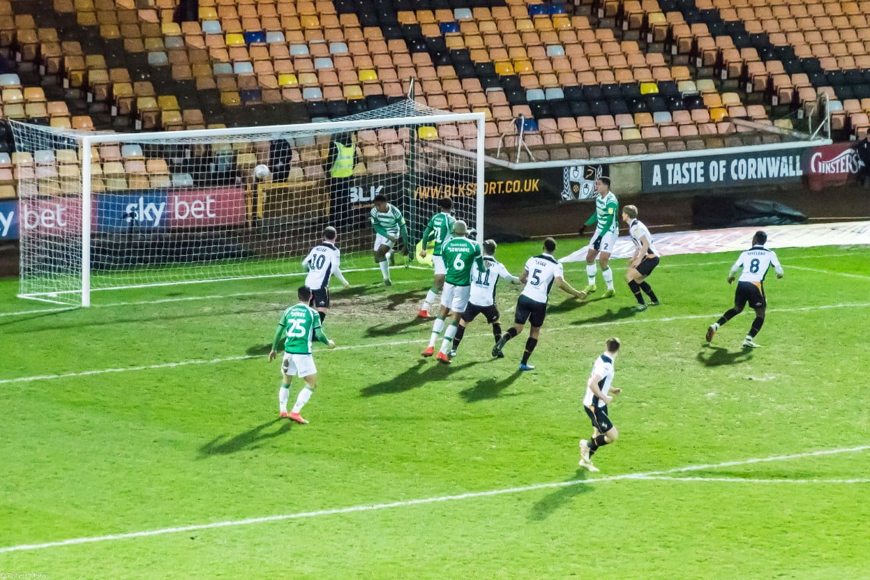 Port Vale 3-0 Yeovil: Manny Oyeleke heads home