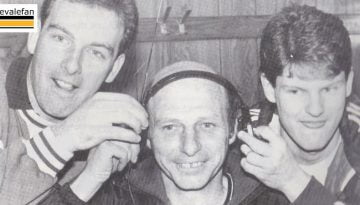Sproson, Rudge and Walker listen to the cup draw