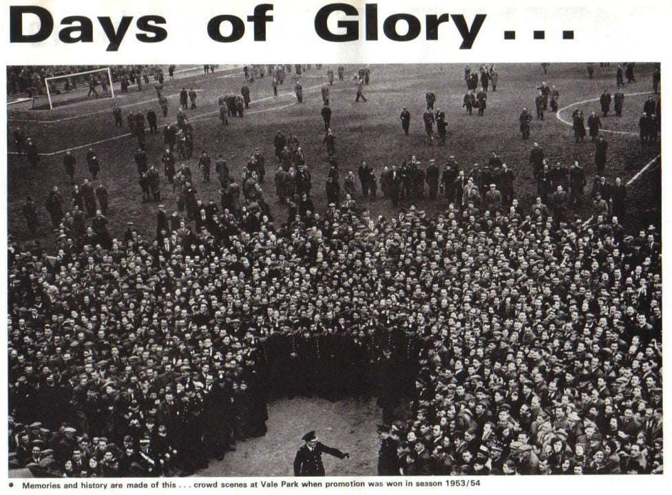 Celebrating promotion in 1954