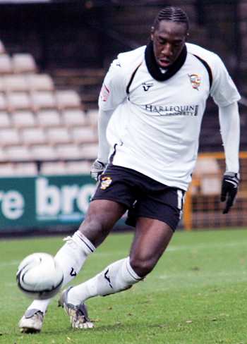 Exodus Geohaghon in action for Port Vale